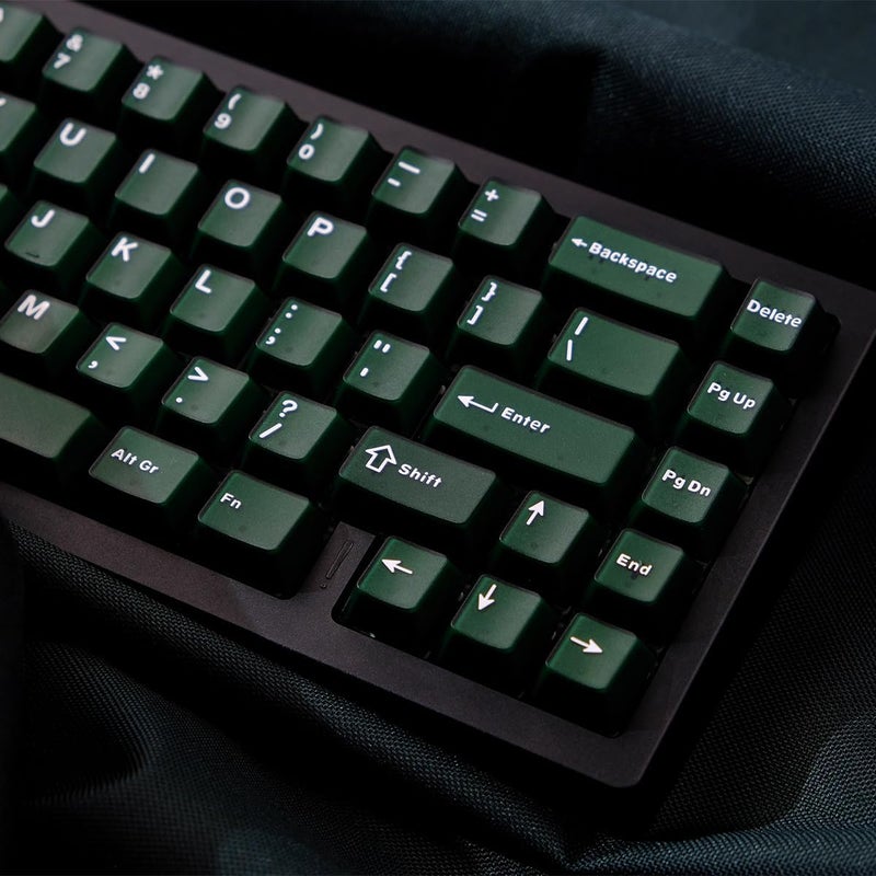 Sumgsn 114 Keys Custom Translucent Double Shot Keycaps Cherry Profile Emeral Green Keycaps Set Fit for Cherry Mx Switches Mechanical Keyboard - Image 5